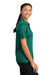 Sport-Tek LST520 Womens Moisture Wicking Short Sleeve Polo Shirt Marine Green Model Side