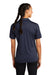 Sport-Tek LST520 Womens Moisture Wicking Short Sleeve Polo Shirt True Navy Blue Model Back