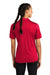 Sport-Tek LST520 Womens Moisture Wicking Short Sleeve Polo Shirt True Red Model Back