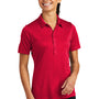 Sport-Tek Womens Moisture Wicking Short Sleeve Polo Shirt - True Red