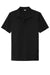 Sport-Tek LST520 Womens Moisture Wicking Short Sleeve Polo Shirt Black Flat Front