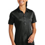 Sport-Tek Womens Moisture Wicking Short Sleeve Polo Shirt - Black