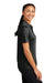 Sport-Tek LST520 Womens Moisture Wicking Short Sleeve Polo Shirt Black Model Side