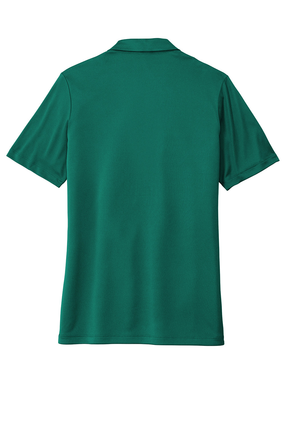 Sport-Tek LST520 Womens Moisture Wicking Short Sleeve Polo Shirt Marine Green Flat Back