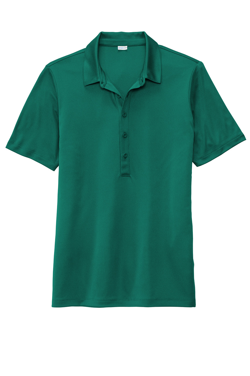 Sport-Tek LST520 Womens Moisture Wicking Short Sleeve Polo Shirt Marine Green Flat Front