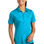 Sport-Tek Womens Moisture Wicking Short Sleeve Polo Shirt - Sapphire Blue