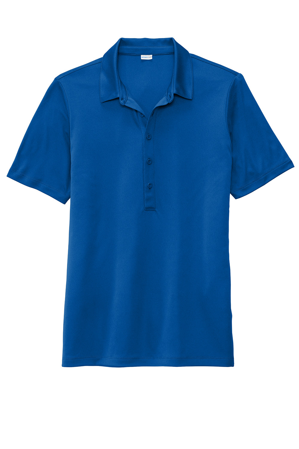 Sport-Tek LST520 Womens Moisture Wicking Short Sleeve Polo Shirt True Royal Blue Flat Front