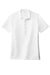 Sport-Tek LST520 Womens Moisture Wicking Short Sleeve Polo Shirt White Flat Front