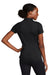 Sport-Tek LST530 Womens Strive Moisture Wicking Short Sleeve Polo Shirt Black Model Back