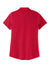 Sport-Tek LST530 Womens Strive Moisture Wicking Short Sleeve Polo Shirt Deep Red Flat Back