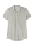 Sport-Tek LST530 Womens Strive Moisture Wicking Short Sleeve Polo Shirt Silver Grey Flat Front