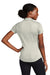 Sport-Tek LST530 Womens Strive Moisture Wicking Short Sleeve Polo Shirt Silver Grey Model Back