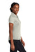 Sport-Tek LST530 Womens Strive Moisture Wicking Short Sleeve Polo Shirt Silver Grey Model Side