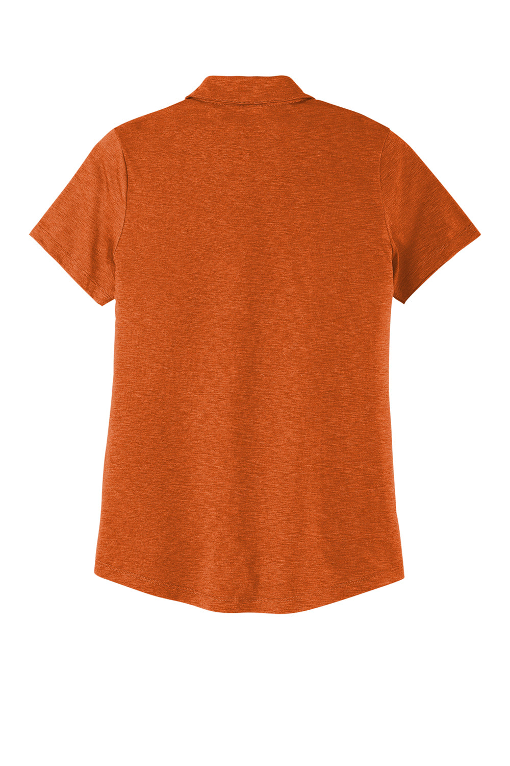 Sport-Tek LST530 Womens Strive Moisture Wicking Short Sleeve Polo Shirt Texas Orange Flat Back