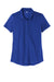 Sport-Tek LST530 Womens Strive Moisture Wicking Short Sleeve Polo Shirt True Royal Blue Flat Front