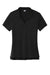 Sport-Tek LST535 Womens Sideline Moisture Wicking Short Sleeve Polo Shirt Black Flat Front