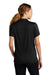 Sport-Tek LST535 Womens Sideline Moisture Wicking Short Sleeve Polo Shirt Black Model Back