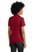 Sport-Tek LST550 Womens Competitor Moisture Wicking Short Sleeve Polo Shirt Deep Red Model Back