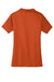 Sport-Tek LST550 Womens Competitor Moisture Wicking Short Sleeve Polo Shirt Deep Orange Flat Back