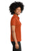 Sport-Tek LST550 Womens Competitor Moisture Wicking Short Sleeve Polo Shirt Deep Orange Model Side