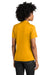 Sport-Tek LST550 Womens Competitor Moisture Wicking Short Sleeve Polo Shirt Gold Model Back