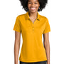 Sport-Tek Womens Competitor Moisture Wicking Short Sleeve Polo Shirt - Gold - NEW