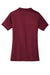 Sport-Tek LST550 Womens Competitor Moisture Wicking Short Sleeve Polo Shirt Maroon Flat Back