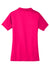 Sport-Tek LST550 Womens Competitor Moisture Wicking Short Sleeve Polo Shirt Raspberry Pink Flat Back