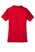 Sport-Tek LST550 Womens Competitor Moisture Wicking Short Sleeve Polo Shirt True Red Flat Back