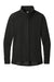 Sport-Tek LST560 Womens Flex Fleece Moisture Wicking Full Zip Sweatshirt Black Flat Front