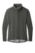 Sport-Tek LST560 Womens Flex Fleece Moisture Wicking Full Zip Sweatshirt Heather Dark Grey Flat Front