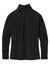 Sport-Tek LST561 Womens Flex Fleece Moisture Wicking 1/4 Zip Sweatshirt Black Flat Back