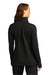 Sport-Tek LST561 Womens Flex Fleece Moisture Wicking 1/4 Zip Sweatshirt Black Model Back