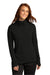 Sport-Tek LST561 Womens Flex Fleece Moisture Wicking 1/4 Zip Sweatshirt Black Model Front