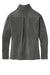 Sport-Tek LST561 Womens Flex Fleece Moisture Wicking 1/4 Zip Sweatshirt Heather Dark Grey Flat Back