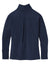 Sport-Tek LST561 Womens Flex Fleece Moisture Wicking 1/4 Zip Sweatshirt True Navy Blue Flat Back