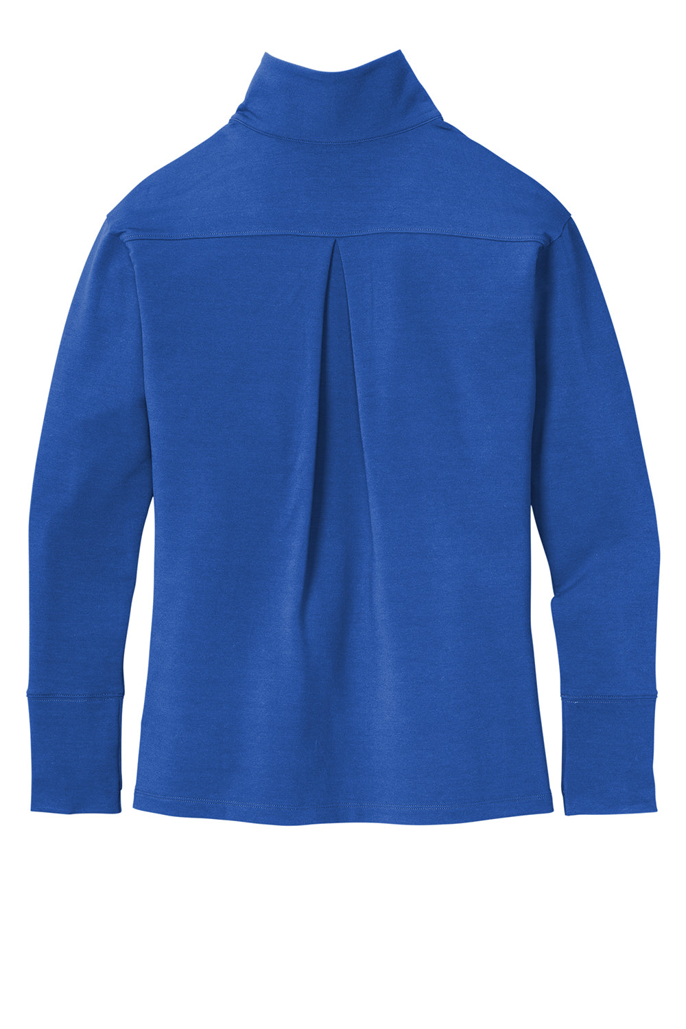 Sport-Tek LST561 Womens Flex Fleece Moisture Wicking 1/4 Zip Sweatshirt True Royal Blue Flat Back