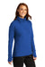 Sport-Tek LST561 Womens Flex Fleece Moisture Wicking 1/4 Zip Sweatshirt True Royal Blue Model 3q