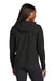 Sport-Tek LST562 Womens Sport-Wick Moisture Wicking Flex Fleece Hooded Sweatshirt Hoodie Black Model Back