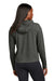 Sport-Tek LST562 Womens Sport-Wick Moisture Wicking Flex Fleece Hooded Sweatshirt Hoodie Heather Dark Grey Model Back