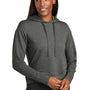 Sport-Tek Womens Sport-Wick Moisture Wicking Flex Fleece Hooded Sweatshirt Hoodie - Heather Dark Grey - NEW