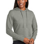 Sport-Tek Womens Sport-Wick Moisture Wicking Flex Fleece Hooded Sweatshirt Hoodie - Heather Light Grey - NEW