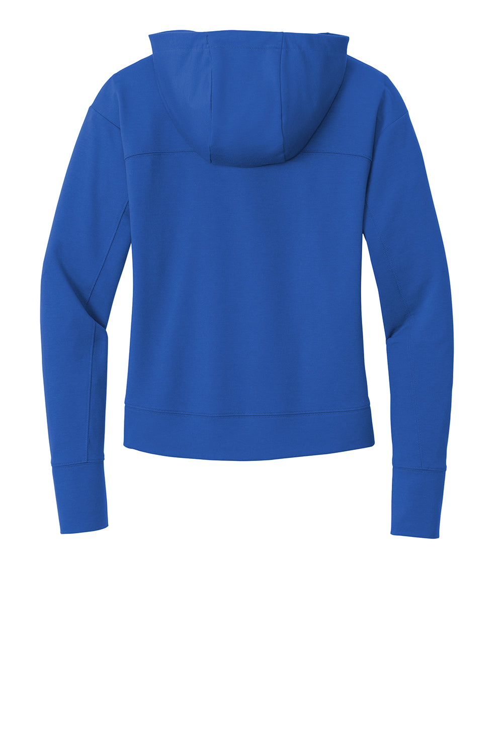 Sport-Tek LST562 Womens Sport-Wick Moisture Wicking Flex Fleece Hooded Sweatshirt Hoodie True Royal Blue Flat Back