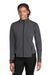 Sport-Tek LST570 Womens Strive PosiCharge Full Zip Jacket Graphite Grey Model Front