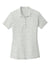 Sport-Tek LST590 Womens Electric Heather Moisture Wicking Short Sleeve Polo Shirt Silver Grey Electric Flat Front