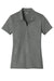 Sport-Tek LST630 Womens Tough Moisture Wicking Short Sleeve Polo Shirt Dark Smoke Grey Flat Front