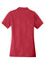 Sport-Tek LST630 Womens Tough Moisture Wicking Short Sleeve Polo Shirt Deep Red Flat Back