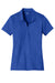 Sport-Tek LST630 Womens Tough Moisture Wicking Short Sleeve Polo Shirt True Royal Blue Flat Front