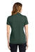 Sport-Tek LST640 Womens RacerMesh Moisture Wicking Short Sleeve Polo Shirt Dark Forest Green Model Back