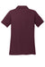 Sport-Tek LST640 Womens RacerMesh Moisture Wicking Short Sleeve Polo Shirt Maroon Flat Back